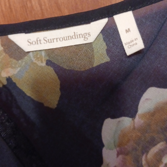 Soft Surroundings Sheer Floral Gown or Slip Dress Lingerie Ladies Medium - Picture 5 of 6